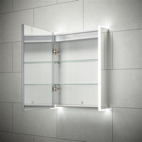 Illuminated Bathroom Mirror Cabinet With Bluetooth 560 X 700mm