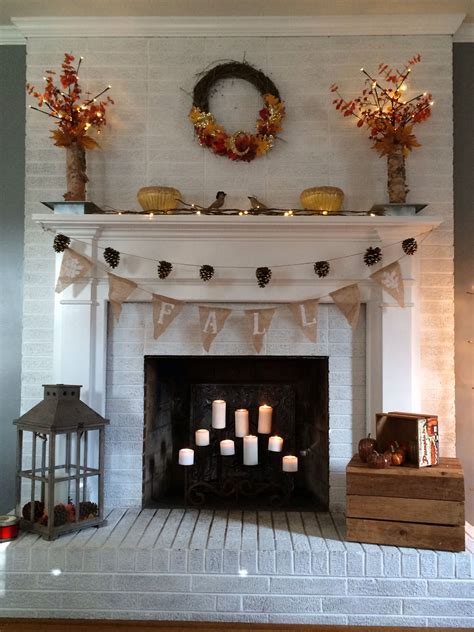Fall mantle decor | Fall mantle decor, Mantle decor, Fall mantle