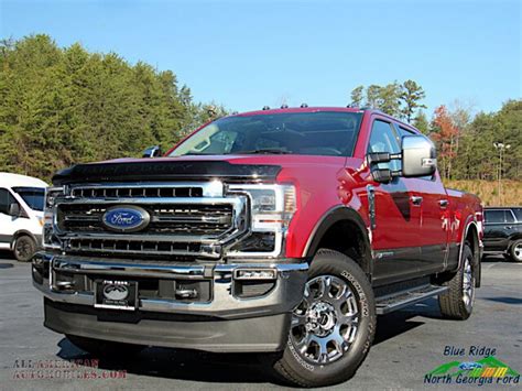 2020 Ford F250 Super Duty Lariat Crew Cab 4x4 In Rapid Red Photo 3
