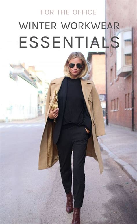 What To Wear To Work For Women In Cold Weather Fashion Street Style Workwear Essentials
