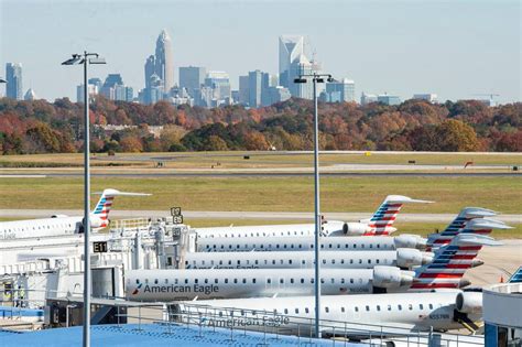 American Airlines Plane Veers Off Charlotte Airport Runway Charlotte
