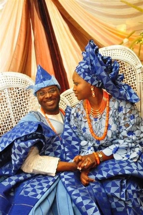 Nigerian Traditional Wedding In Royal Blue