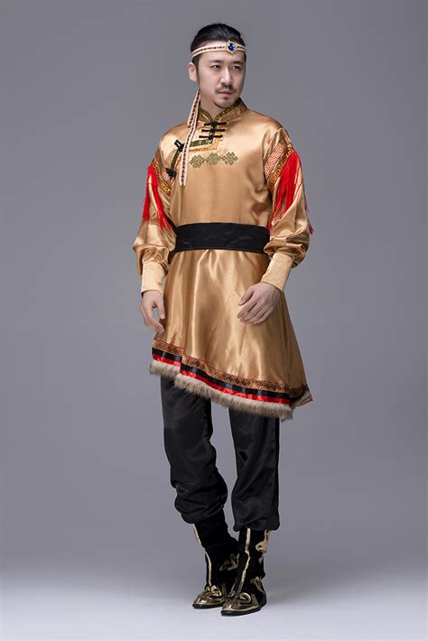 Stage Wear The Mongolian Costume Adult Male Costumes Dance Modern Man