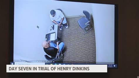 day 7 of henry dinkins trial shows police interview on day breasia terrell was reported missing