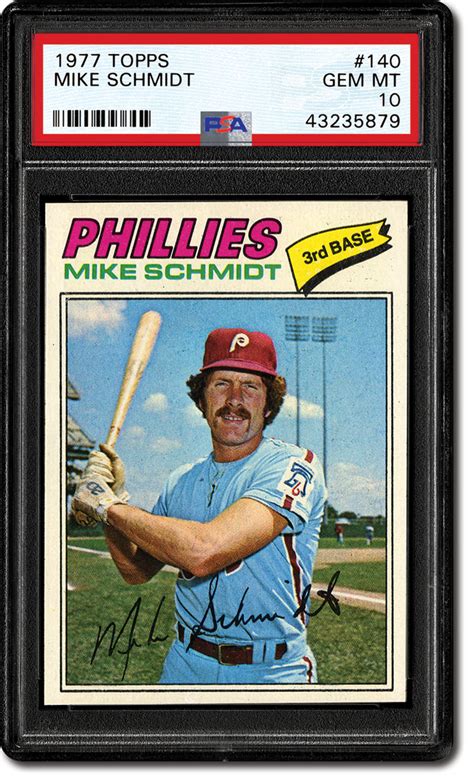 Player Profile Mike Schmidt Collecting Cards Autographs And Bats Of