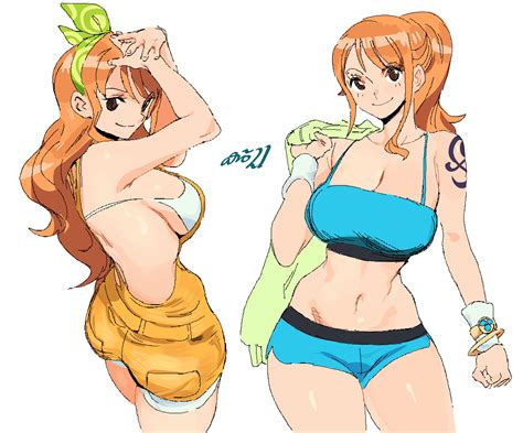 Nami One Piece And 1 More Drawn By Whoopsatro Danbooru