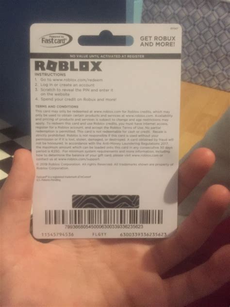 Roblox Gift Cards Codes Not Used