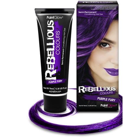 Purple Semi Permanent Hair Dye