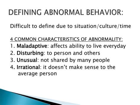 Ppt Abnormal Psychology Powerpoint Presentation Id5680787