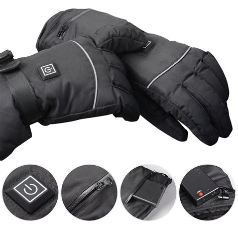 Electric Heated Gloves Thermal Hand Warmer Touchscreen Winter Outdoor