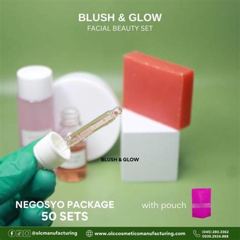 Blush And Glow Beauty Set Negosyo Package Olc Cosmetics Manufacturing