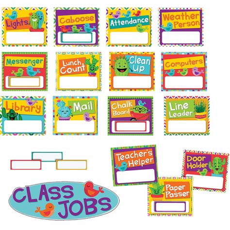 A Sharp Bunch Class Jobs Bulletin Board Kit
