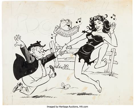 Al Capp Lil Abner Marryin Sam And Moonbeam Mcswine Greeting Lot 93456 Heritage Auctions