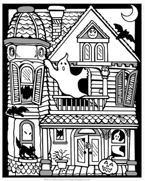 Colouring pages available are 25 haunted house coloring for kids, 25 haunted house click on the colouring page to open in a new window and print. 40 Free Printable Halloween Coloring Pages For Kids