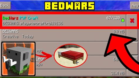 How To Play Bedwars On Server In Craftman Building Craft Youtube