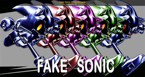 Fake Sonic Sonic Heroes Super Smash Bros 3ds Skin Mods