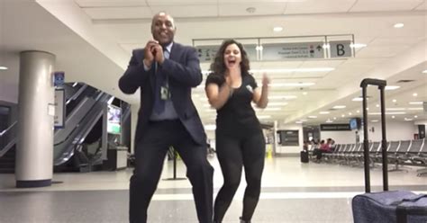 Woman Turns Her Missed Flight Into An Airport Staff Dance Party Huffpost