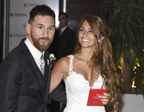 Barcelona Legend Lionel Messi And His Wife Antonella