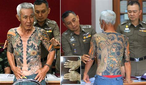 fugitive from japanese yakuza gang is given away by tattoos after 14 years on the run extra ie