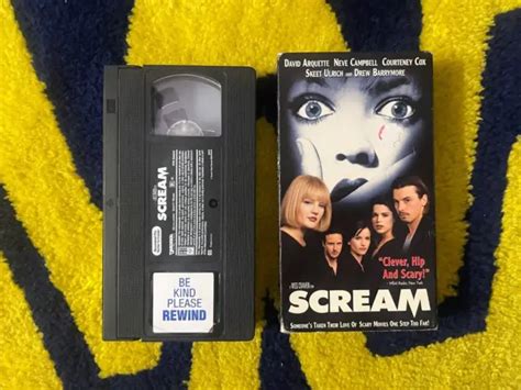Scream Wes Craven Film Vhs 1997 Courtney Cox Neve Campbell 1400