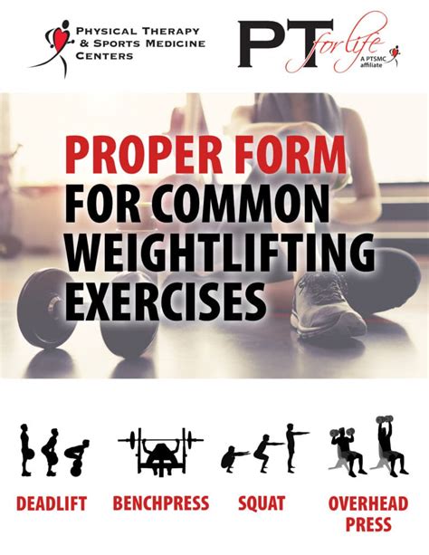 Proper Weightlifting Form Physical Therapy And Sports Medicine Centers