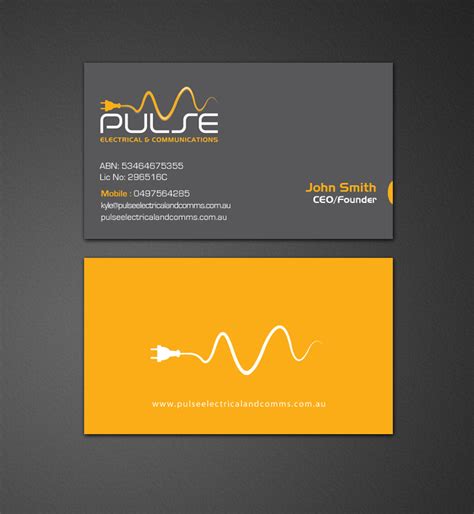 Electrical business card templates and electrical business card designs. Electrician Business Cards Ideas | Oxynux.Org