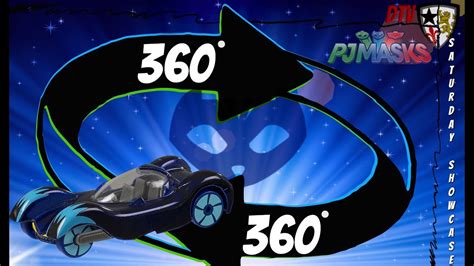 Pj masks night ninja takes the deluxe cat car with sticky splat against catboy and gekko, by toysreviewtoys. #saturdayshowcase featuring CAT CAR from PJ MASKS - YouTube