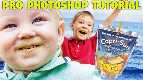 Pro Photoshop Tutorial Capri Sun An Origin Story Youtube