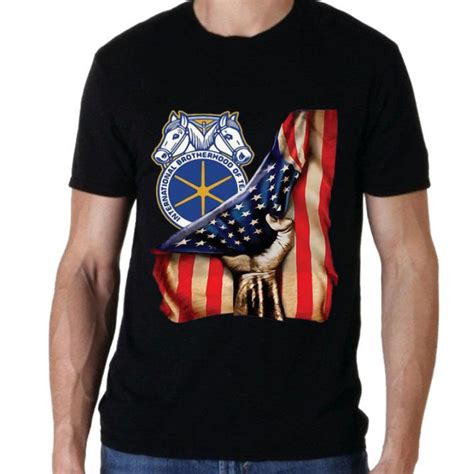 Original International Brotherhood Of Teamsters America Flag Shirt
