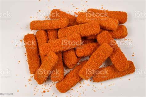 Fish Stick Isolated On White Background Stock Photo Download Image