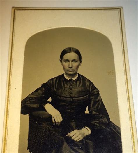 antique civil war era c 1865 beautiful woman lovely dress boston tintype photo ebay