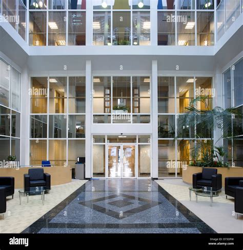 Office Building Atrium Stock Photo Alamy