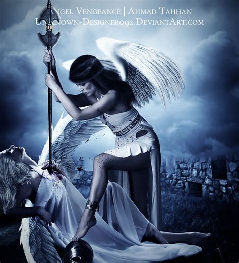 Angel Vengeance | Macabre art, Angel, Photo art