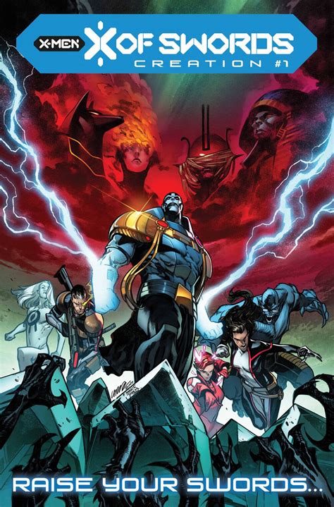 They are dedicated to helping fellow mutants and sworn to protect a world that fears and hates them. X-Men X of Swords Creation #1 Chapter 1 Pepe Larraz Cover