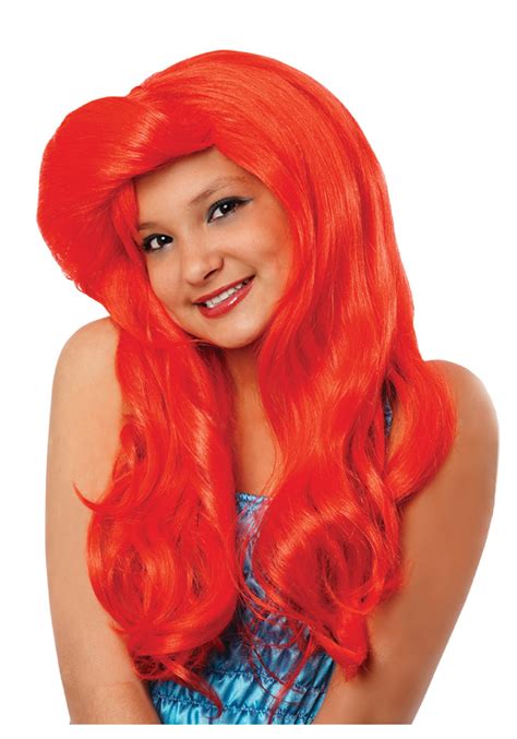Piper loves mermaids and i love her dressed up like a mermaid!! Girls Mermaid Costume Wig - Child Little Mermaid Costume Wigs