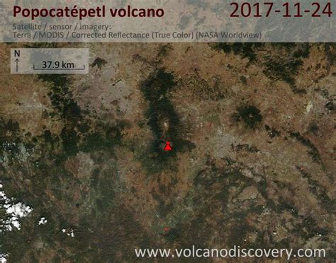 Popocatépetl Volcano Volcanic Ash Advisory Eruption Beginning 242340z