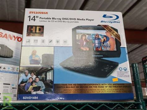 Sanyo Fwbp706f Blu Ray Player And Sylvania Sdvd1484 14 Portable Media
