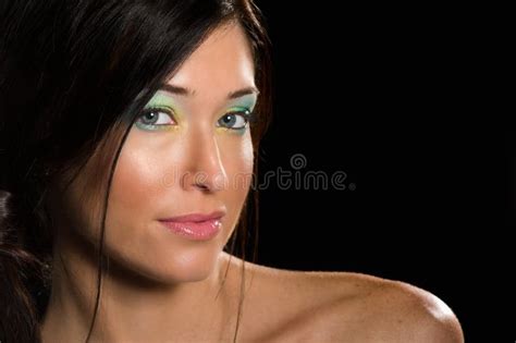 Young Caucasian Woman Closeup Stock Photo Image Of Closeup