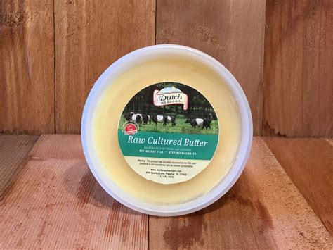 1 Lb Raw Cultured Butter Dutch Meadows Farm
