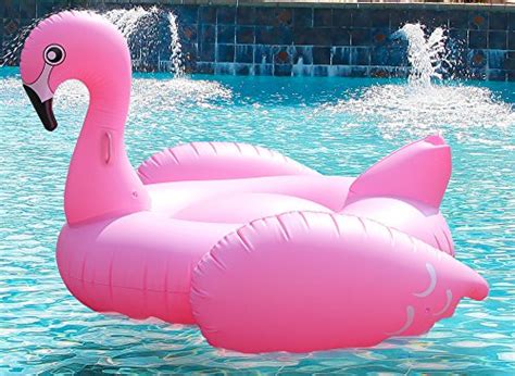 Pink Flamingo Pool Float And Tube Huge 80 Raft Inflatable Floatie For Your New Ebay