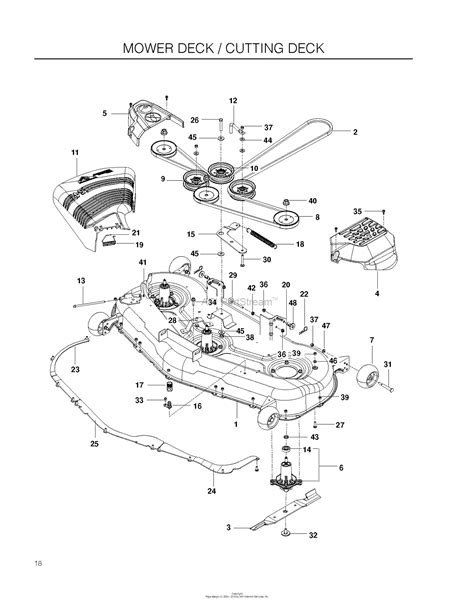 Husqvarna Rz5424 967003701 2012 01 Parts Diagram For Mower Deck