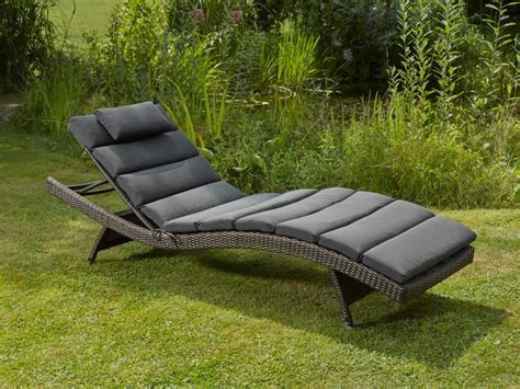 DESTINY Gartenliege »Wave«, Polyrattan, verstellbar, ohne ...