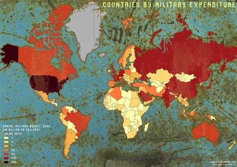 The Countries With The Highest Military Expenditure In 2020 Infographic