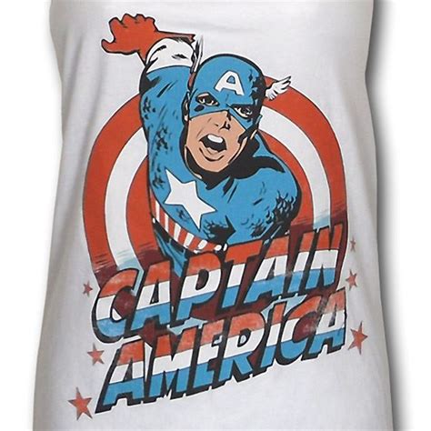 captain america womens cut tank top