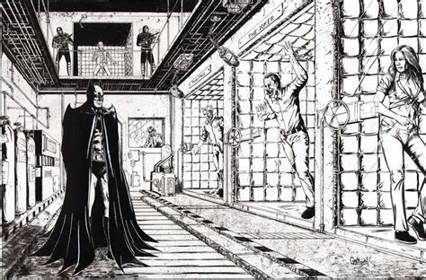 Batman Arkham Asylum Joe Kubert The Joe Poison Ivy Comic Art Deviantart Comics Artist Smith