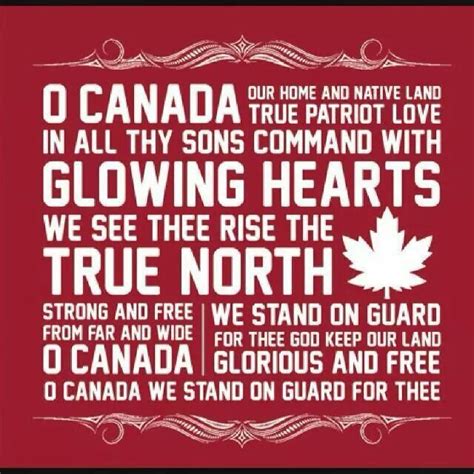 Truly Canadian O Canada Inspirational Quotes I Am Canadian