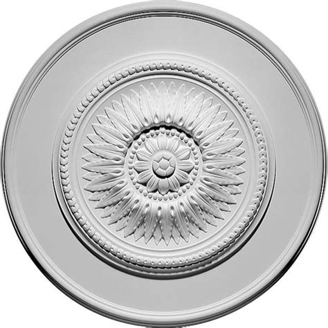 Choose a larger medallion for a higher ceiling and a smaller one for a lower ceiling. NMC Ceiling Medallion: Arstyl Medallion R10 (DUCAR103 ...