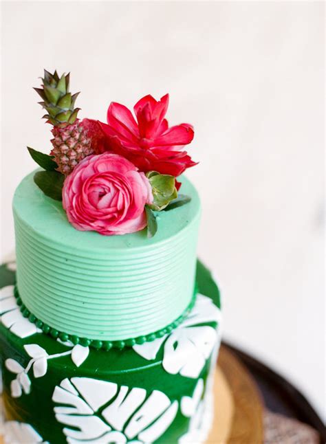 Tropical Wedding Cake Wedding And Party Ideas 100 Layer Cake