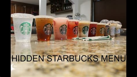 Hidden Starbucks Menu Taste Test!!!! - YouTube