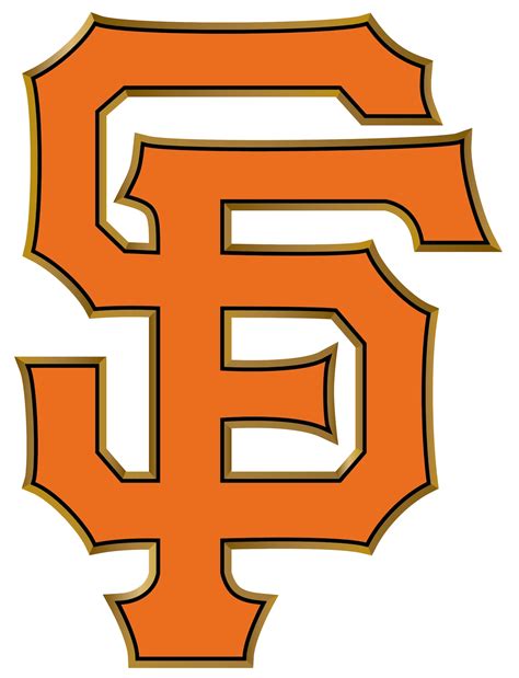 San Francisco Giants Sf Orange Logo Sticker Car Vinilo Etsy